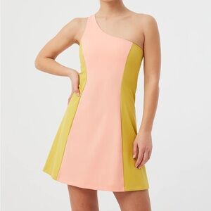 Outdoor Voices one shoulder dress